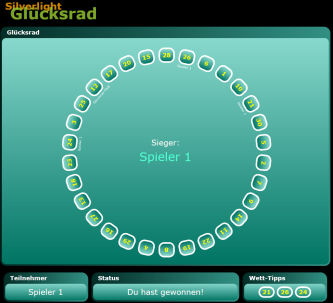 Silverlight Glücksrad